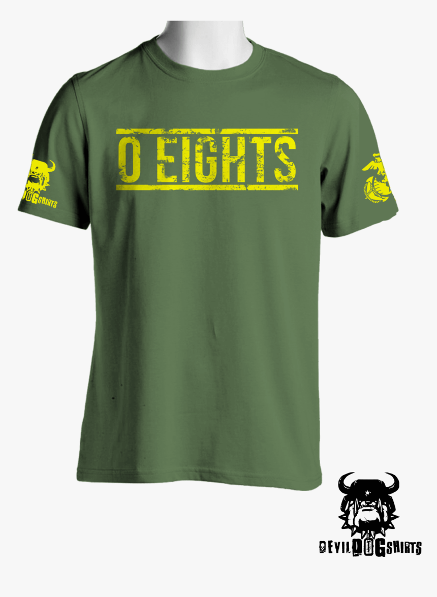 Usmc O Eights Mos Shirt - Aircooled Vintage T Shirt, HD Png Download, Free Download