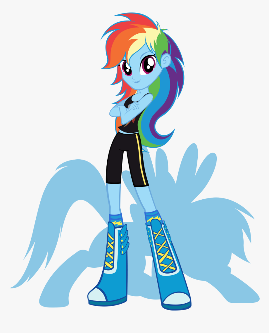 Sitios De Citas Gratis De Brony - My Little Pony Equestria Girls Rainbow Dash Pony, HD Png Download, Free Download