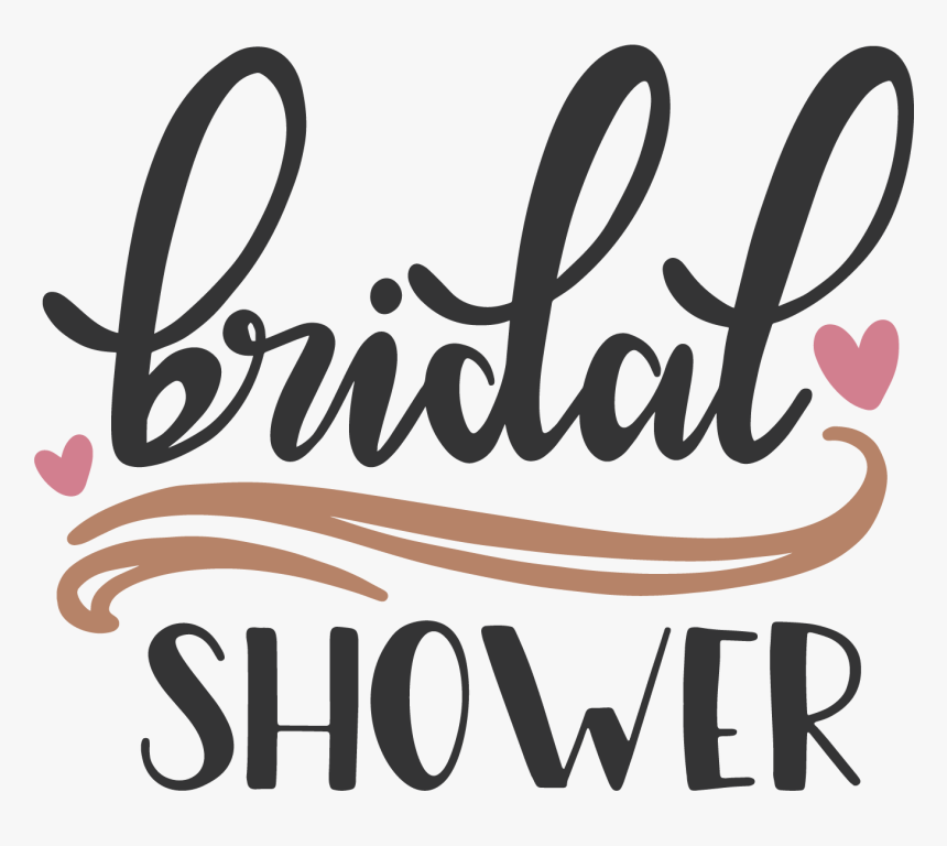 Design Svg Wedding - Bridal Shower Text Png, Transparent Png, Free Download