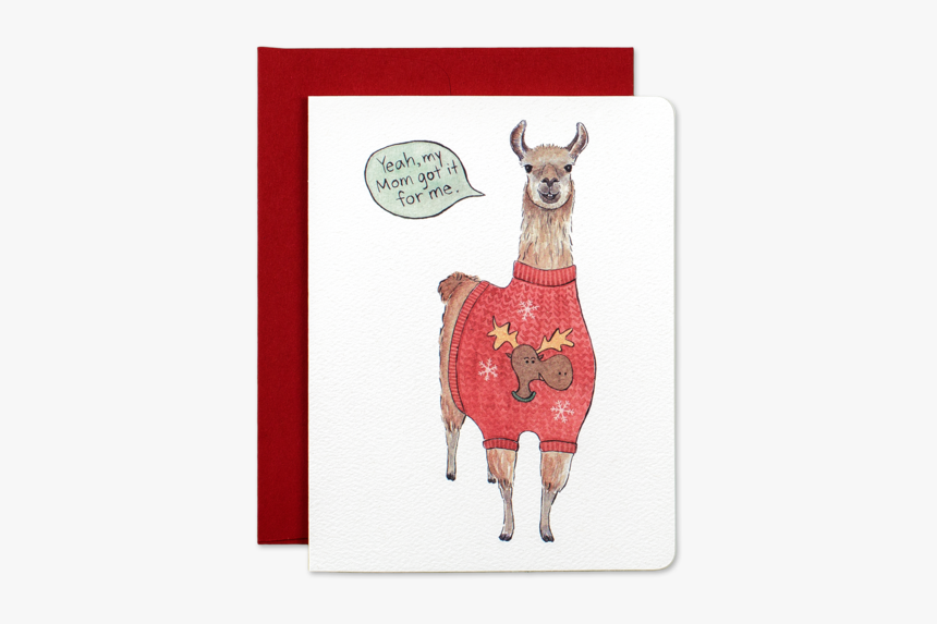 Llama Christmas Cards, HD Png Download, Free Download