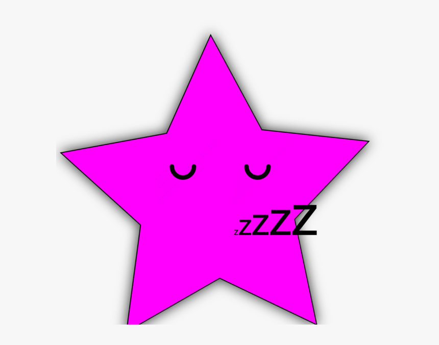 Sleeping Hygiene - Cartoon Star Shape, HD Png Download, Free Download