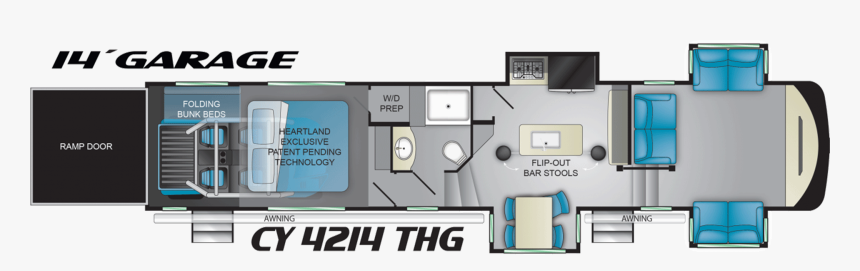 Cyclone 4214 Toy Hauler, HD Png Download, Free Download