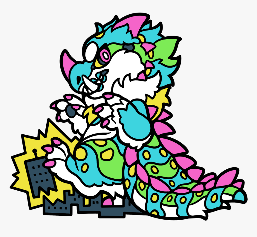 Fursona Pins - Cartoon, HD Png Download, Free Download