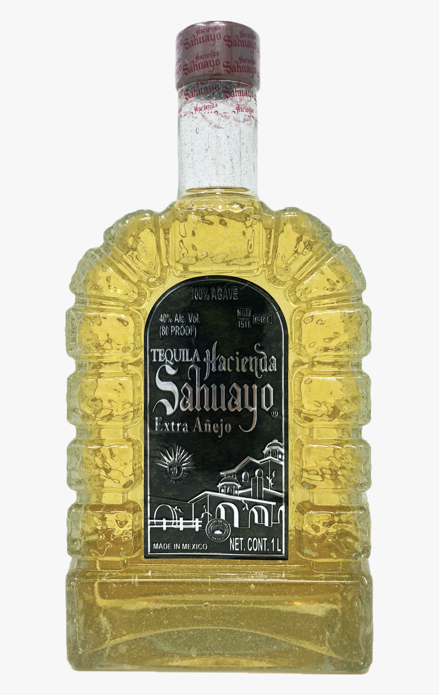 Hacienda Sahuayo Extra Anejo Tequila 1 Liter - Glass Bottle, HD Png Download, Free Download