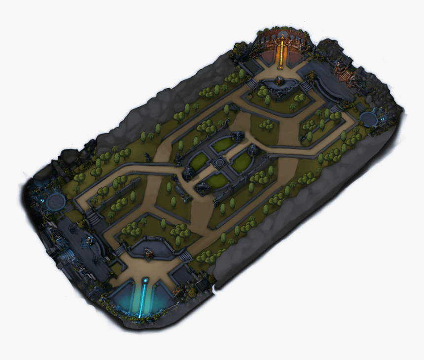 Map Layout Of New Ctf Map - Capture The Flag Map Layout, HD Png Download, Free Download