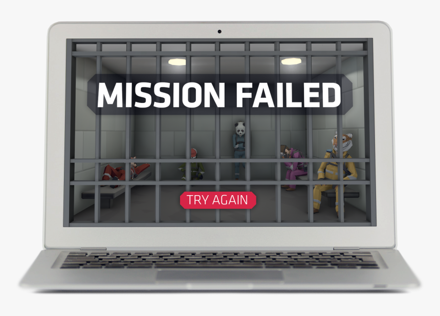Mission Failed / Try Again] - Laptop, HD Png Download, Free Download
