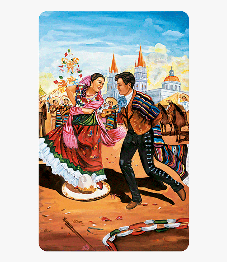 Jarabe Tapatio En Catedral Dinning Table - Illustration, HD Png Download, Free Download