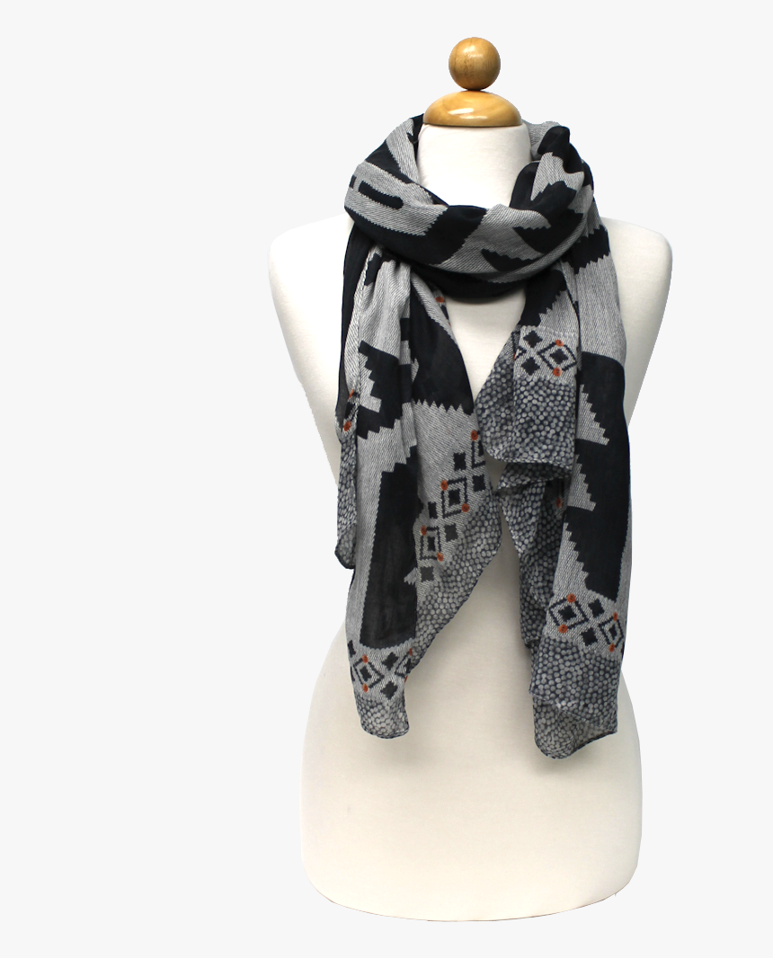 The Serena Aztec / Tribal Scarf - Wool, HD Png Download, Free Download