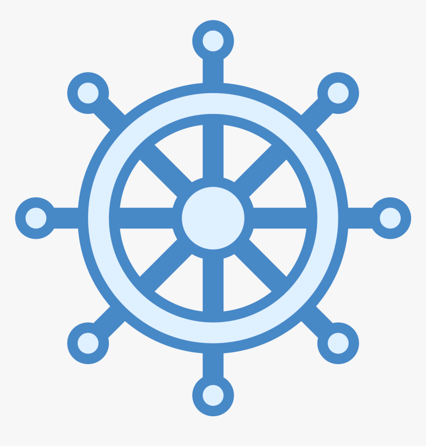 Ship Wheel Icon Clipart , Png Download - Transparent Background Boat Steering Wheel Clipart, Png Download, Free Download
