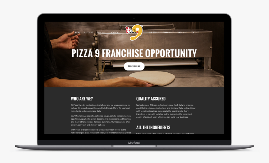 Macbook-pizza9 - Graphic Design, HD Png Download, Free Download
