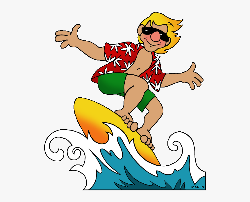Surfing Clipart Individual Sport - Clip Art Surfing, HD Png Download, Free Download
