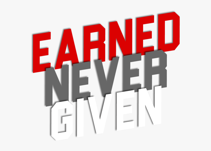 Lakewood Football Earned Never Given - Carmine, HD Png Download, Free Download