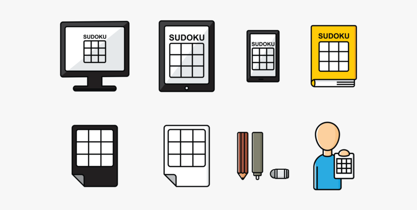 Iconos De Sudoku, HD Png Download, Free Download