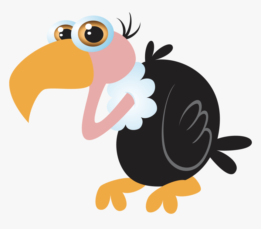 Transparent Ostrich Clipart - Dibujo De Un Cóndor Animado, HD Png Download, Free Download