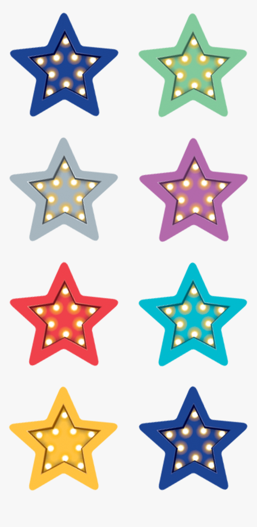 Marquee Stars Mini Stickers - Marquee Stars Die Cut Border Trim, HD Png Download, Free Download