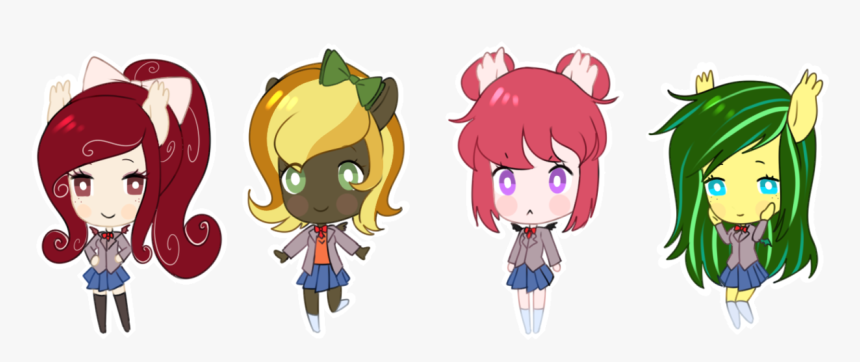 Doki Doki Literature Club - Doki Doki Pony Club, HD Png Download, Free Download