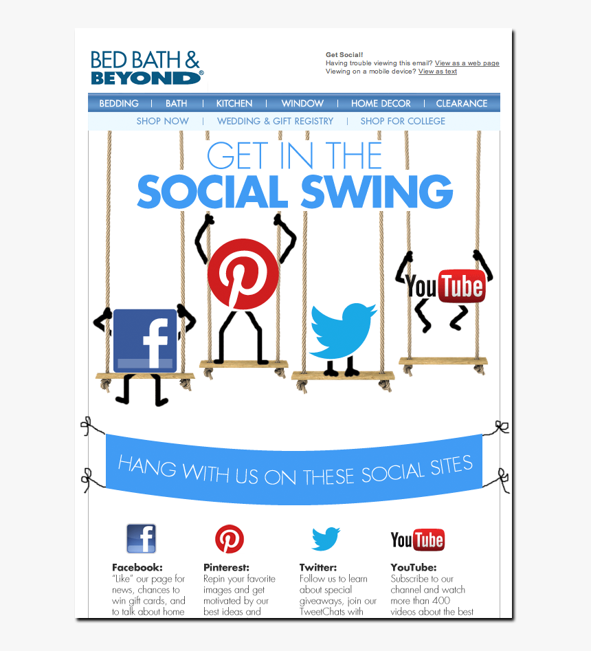 Social Media Marketing Email Campaign, HD Png Download, Free Download