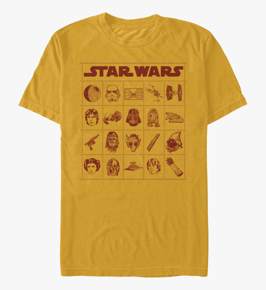 Bingo Card Star Wars T-shirt - Spanish Club T Shirts, HD Png Download, Free Download