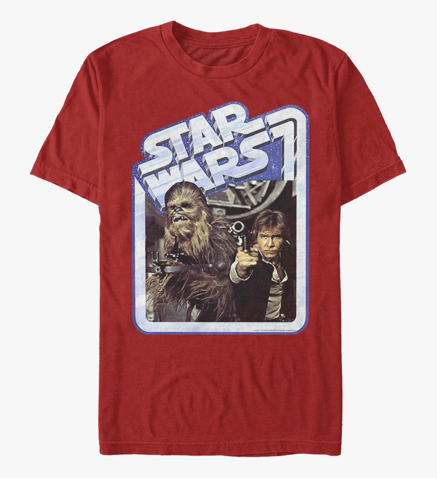 Vintage Chewbacca And Han Solo Star Wars T-shirt - Etro Star Wars Shirt, HD Png Download, Free Download