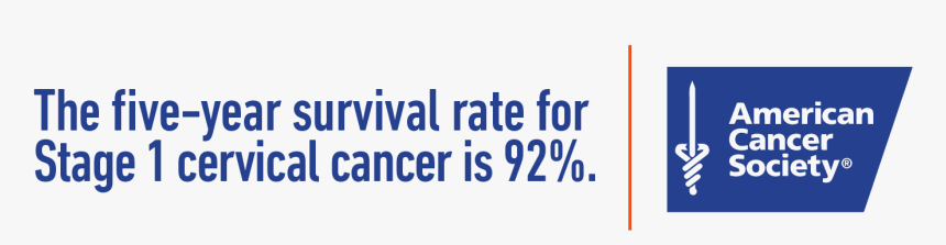 The Five-year Survival Rate For Stage 1 Cervical Cancer - American Cancer Society, HD Png Download, Free Download