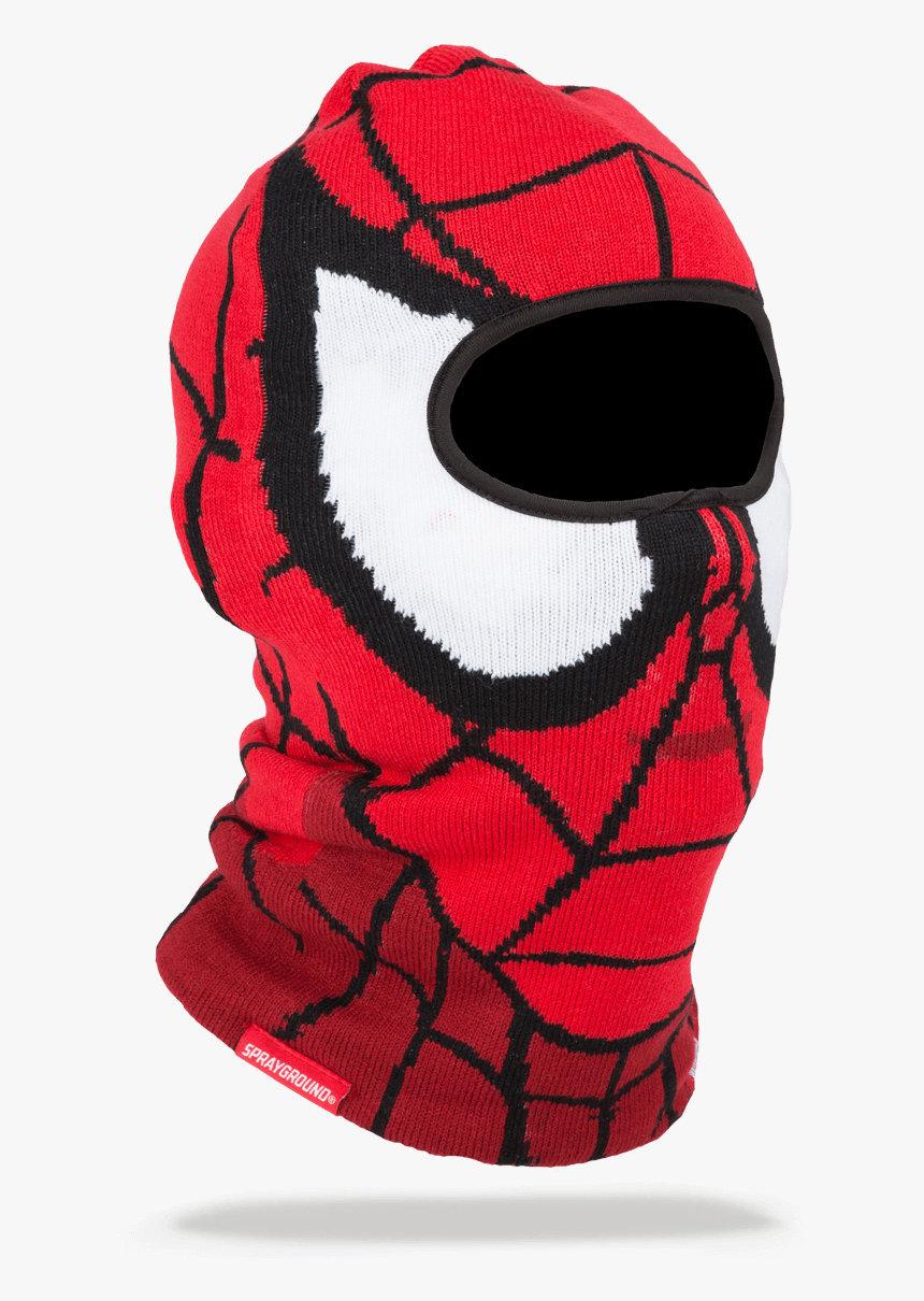 Sprayground Spiderman/venom Reversible Full Face Mask - Sprayground Ski Mask Spider Man, HD Png Download, Free Download