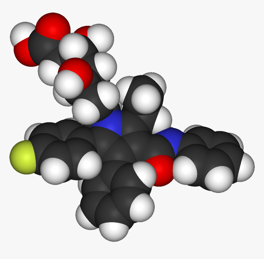 Atorvastatin 3d Vdw, HD Png Download, Free Download