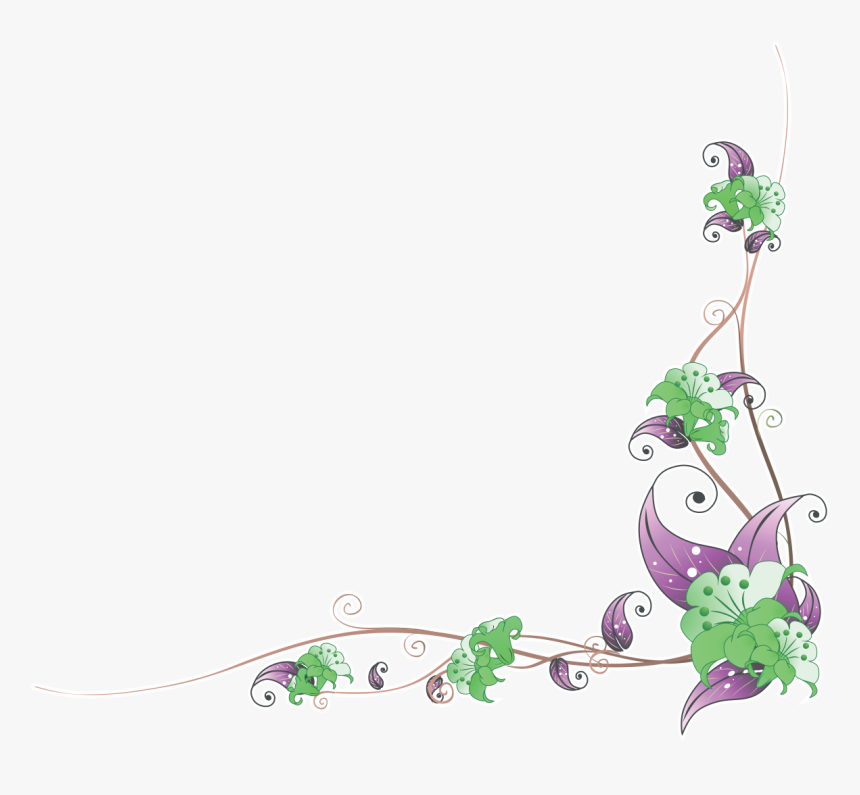 Png Transparent Arabescos H - Arabescos Florais Coloridos Png, Png Download, Free Download