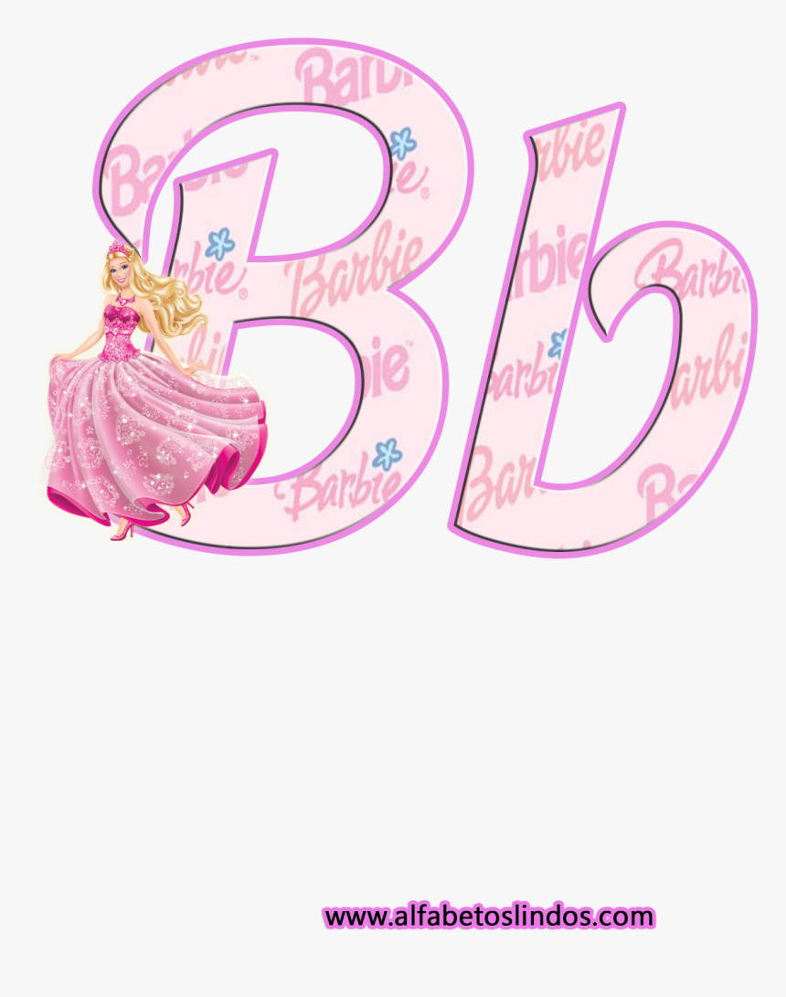 Barbie Alphabet Png - Barbie Lettering Alphabet, Transparent Png, Free Download