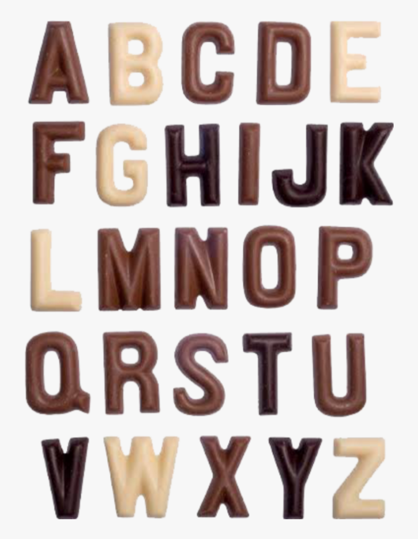 #abecedario #letters #chocolateletters #chocolate #letraschocolate - Poster, HD Png Download, Free Download