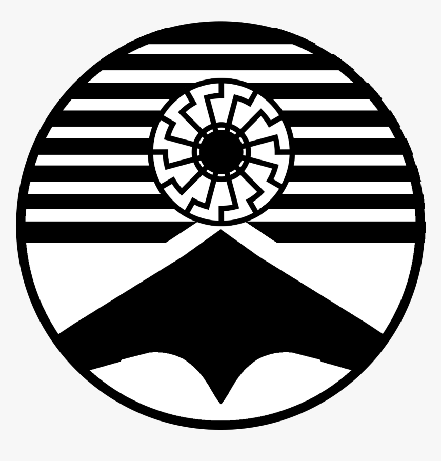 Occult Black Sun Flag, HD Png Download, Free Download