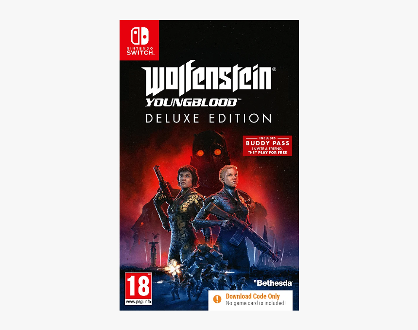 Wolfenstein - Wolfenstein Youngblood Nintendo Switch, HD Png Download, Free Download