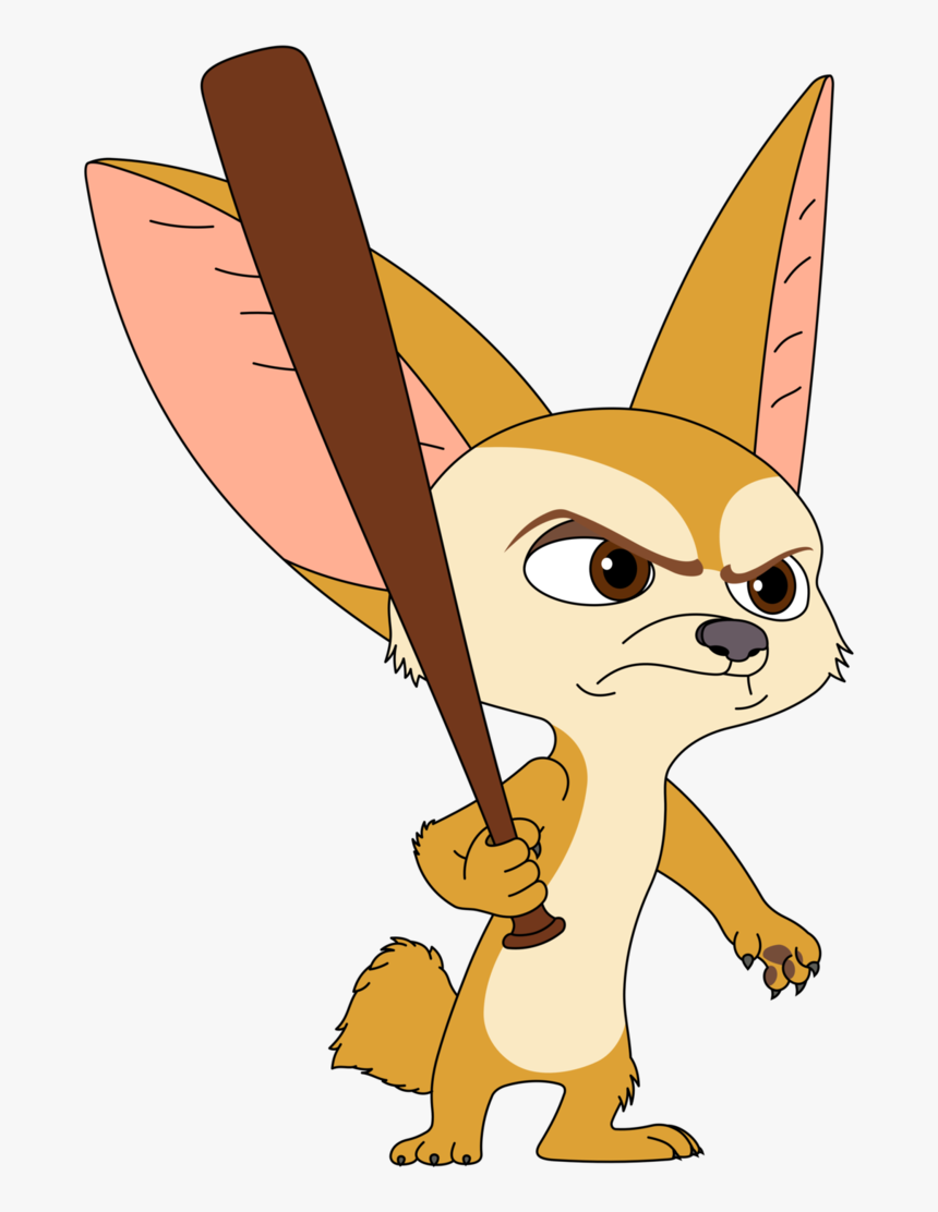 Fox Clipart Zootopia, Fox Zootopia Transparent Free - Angry Fennec Fox Zootopia, HD Png Download, Free Download