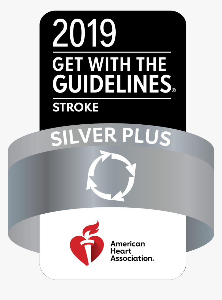 Get With The Guidelines-stroke Silver Plus - 2019 Mission Lifeline Silver Plus Receiving, HD Png Download, Free Download