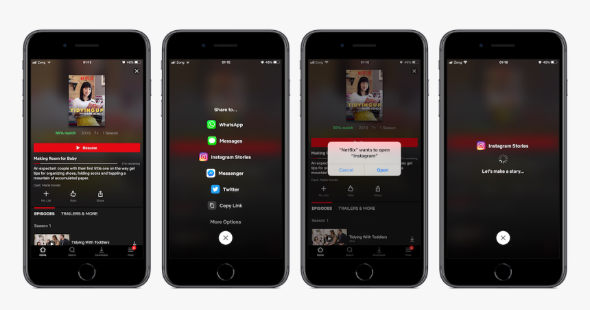 Netflix Instagram Stories - Iphone, HD Png Download, Free Download