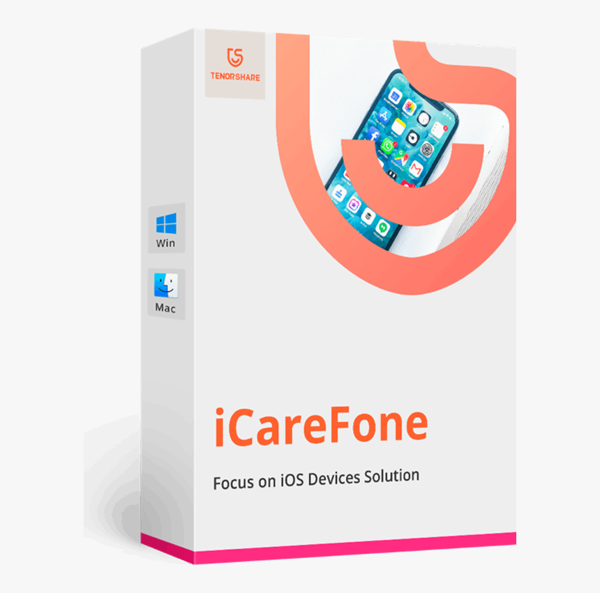 Manage Iphone Data With Tenorshare Icarefone For Mac, HD Png Download, Free Download