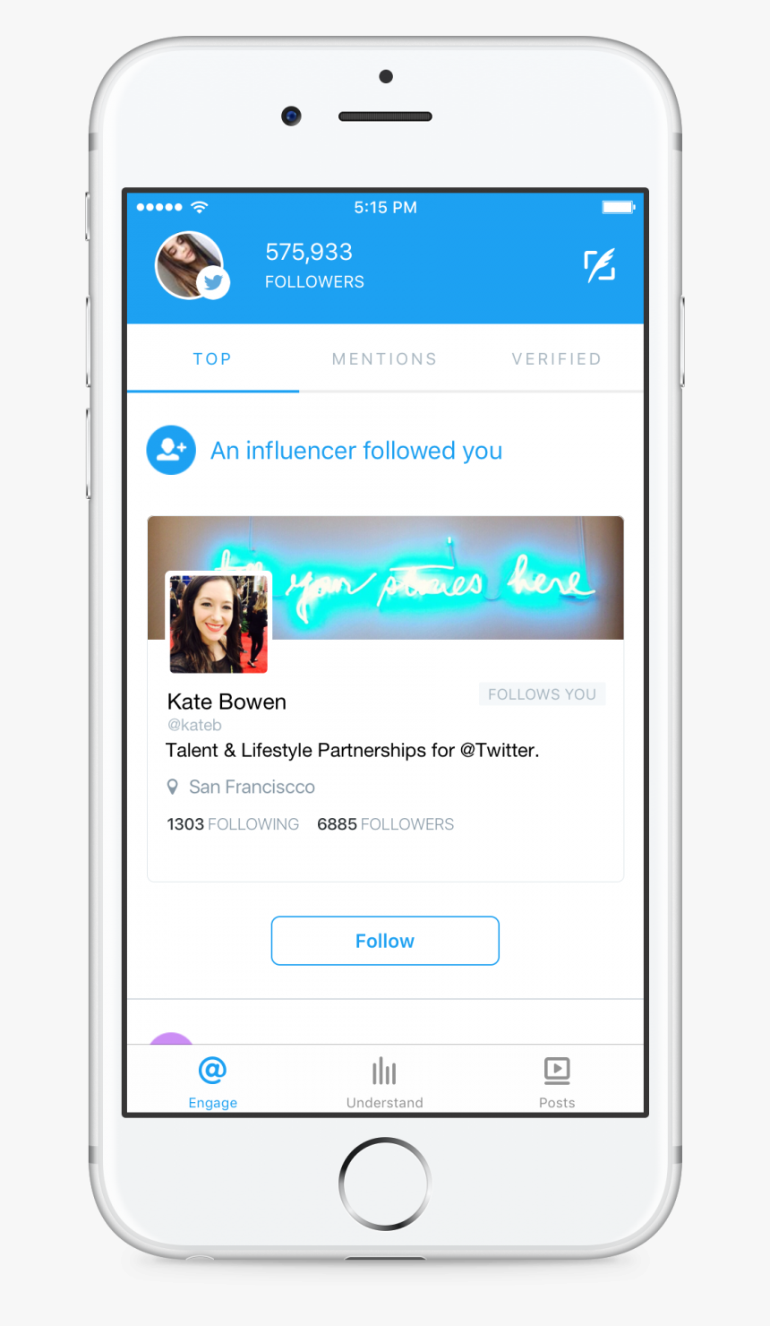 Engageinphone Influencer Follow - Twitter Engage, HD Png Download, Free Download