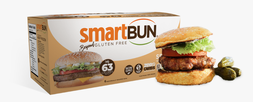 Smartbun 63 Slider - Smart Bun Sesame, HD Png Download, Free Download