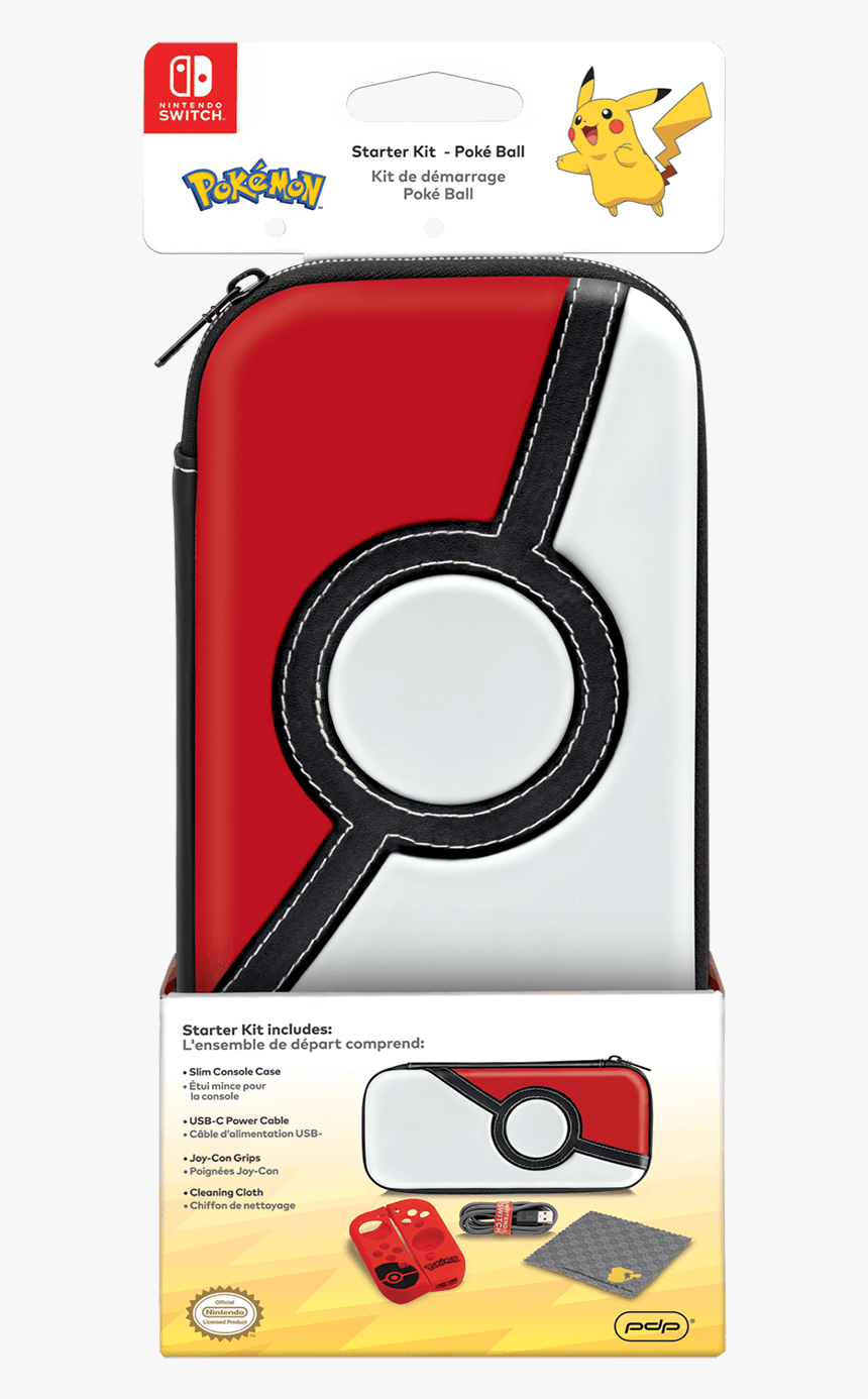 Pdp Switch Starter Kit Pokeball, HD Png Download, Free Download