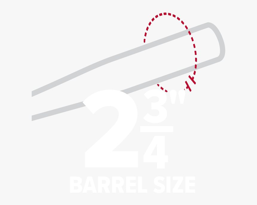 Bat Non Barrel 2 3/4 - Graphic Design, HD Png Download, Free Download
