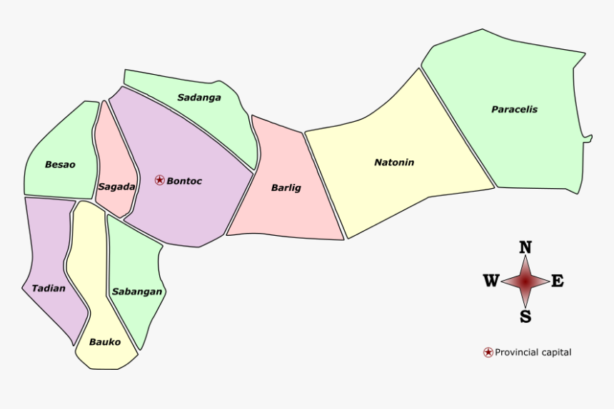 Map Of Natonin Mountain Province, HD Png Download, Free Download