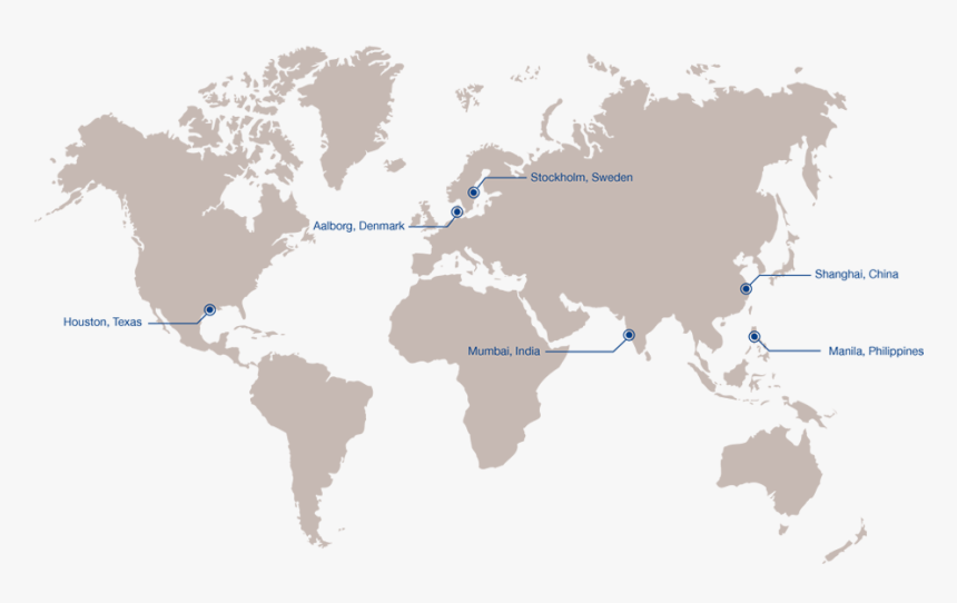 World Map Blue Color Png, Transparent Png, Free Download