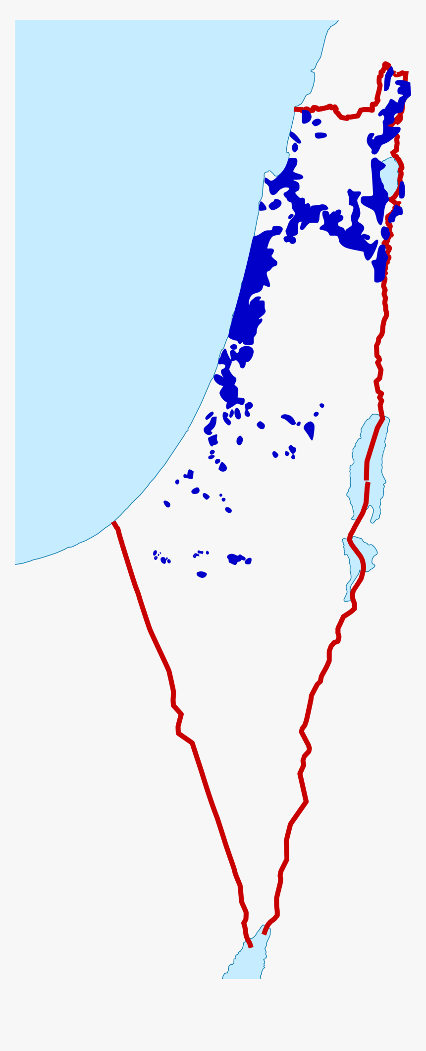 Palestine Land Ownership 1947, HD Png Download, Free Download