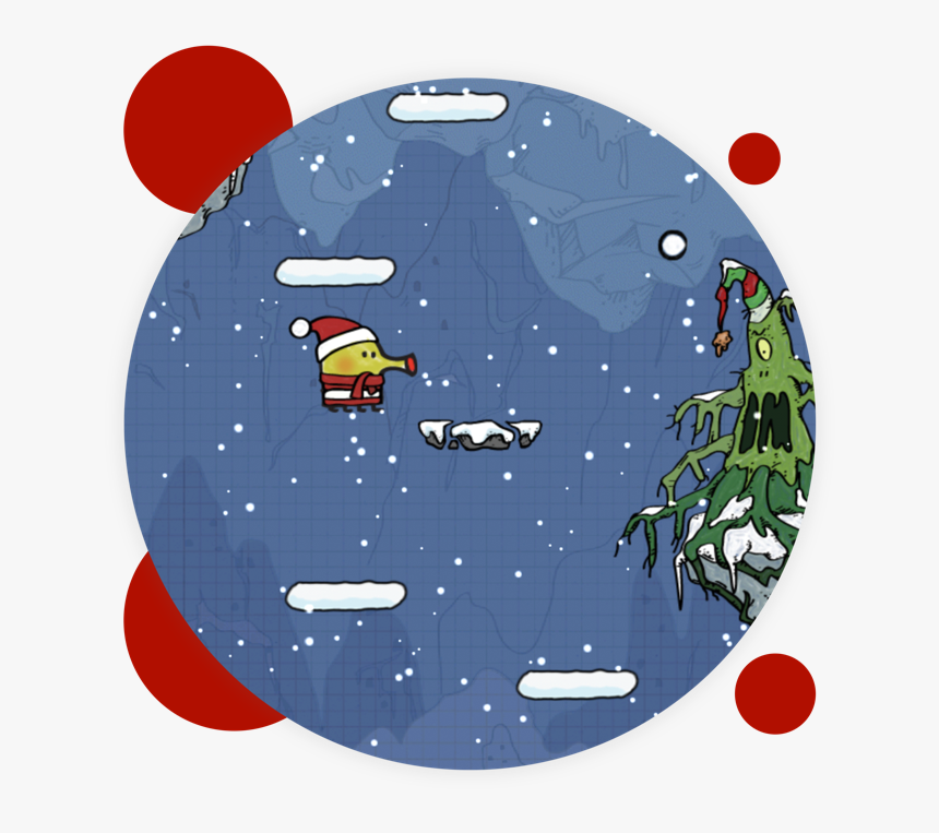Doodle Jump Christmas, HD Png Download, Free Download