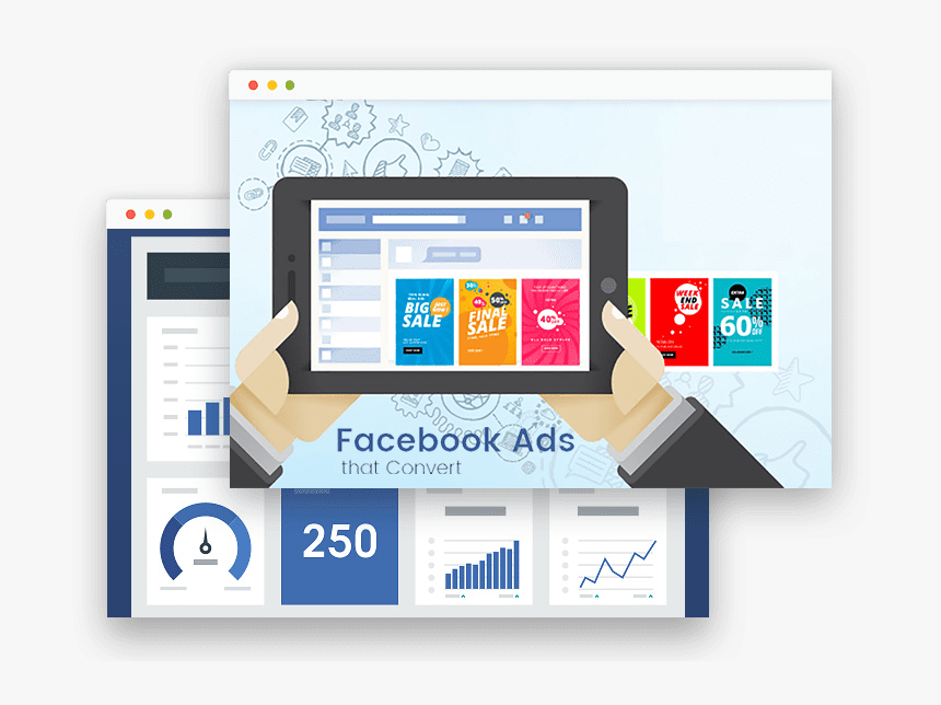 Facebook Advertising - Social Media Marketing Agency Facebook Ads, HD Png Download, Free Download