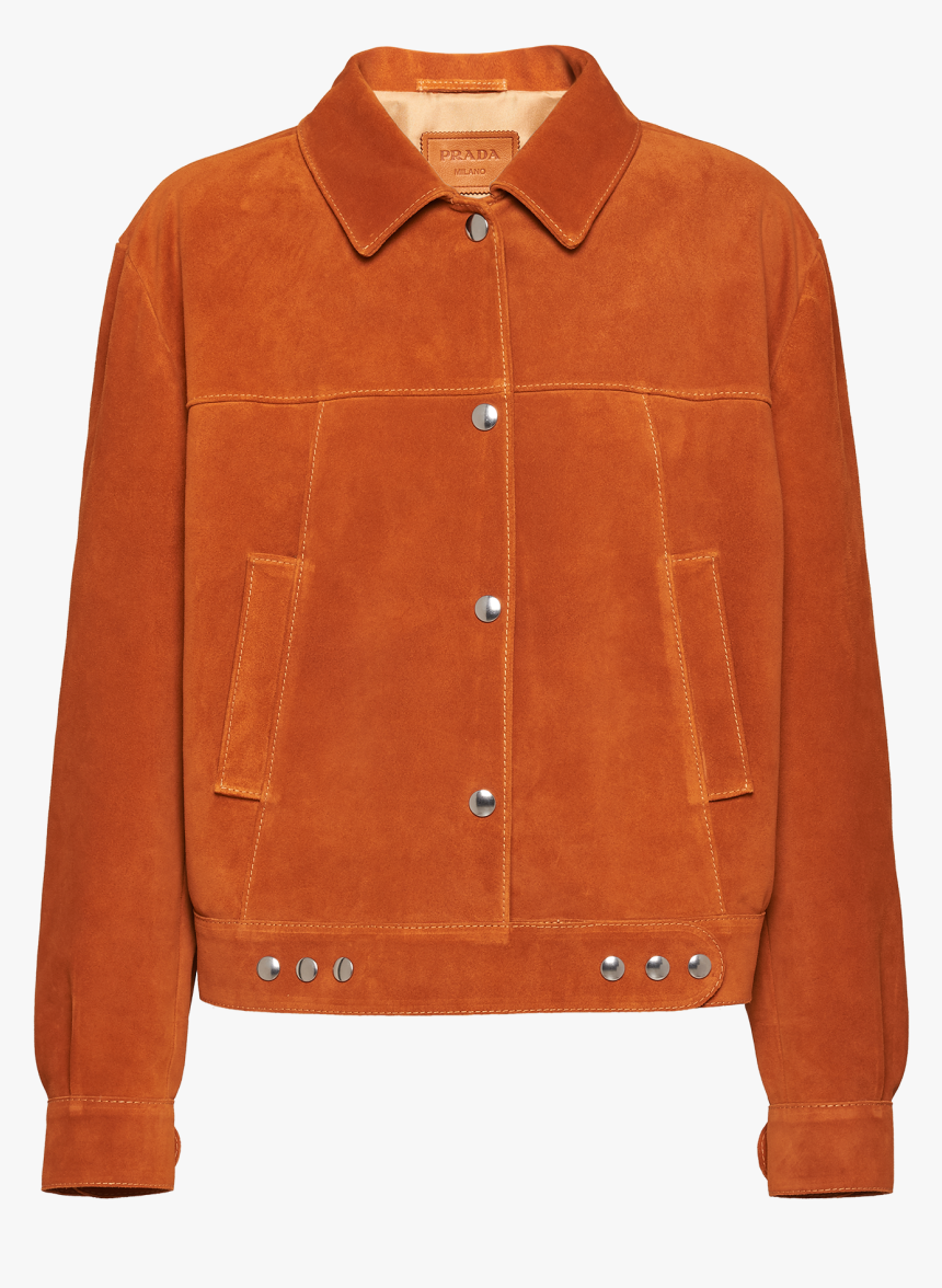 Prada Suede Jacket - Jacket, HD Png Download - kindpng