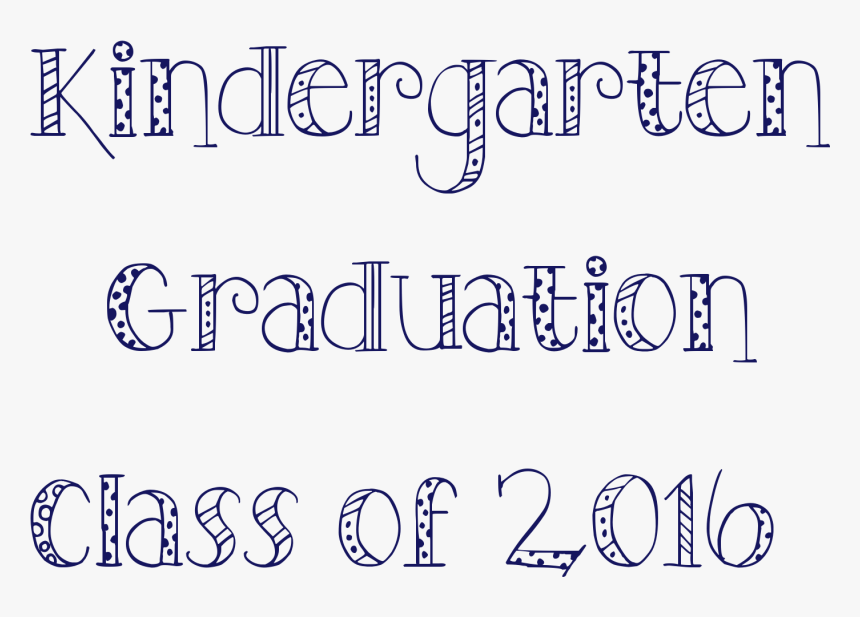 Fancy Lettering Generator - Kindergarten Fancy Writing, HD Png Download, Free Download
