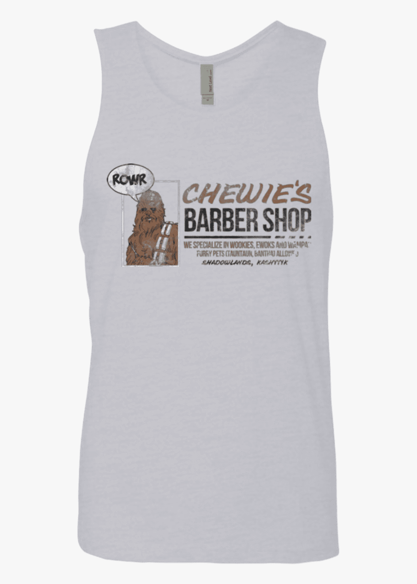 Chewie"s Barber Shop Men"s Premium Tank Top - Active Tank, HD Png Download, Free Download