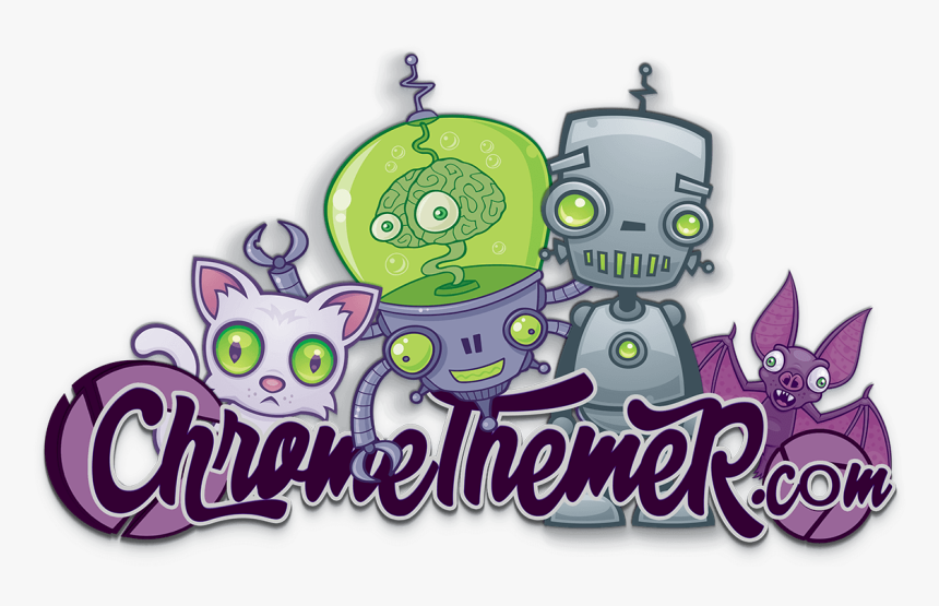 Space Google Chrome Themes - Robot Cartoon, HD Png Download, Free Download