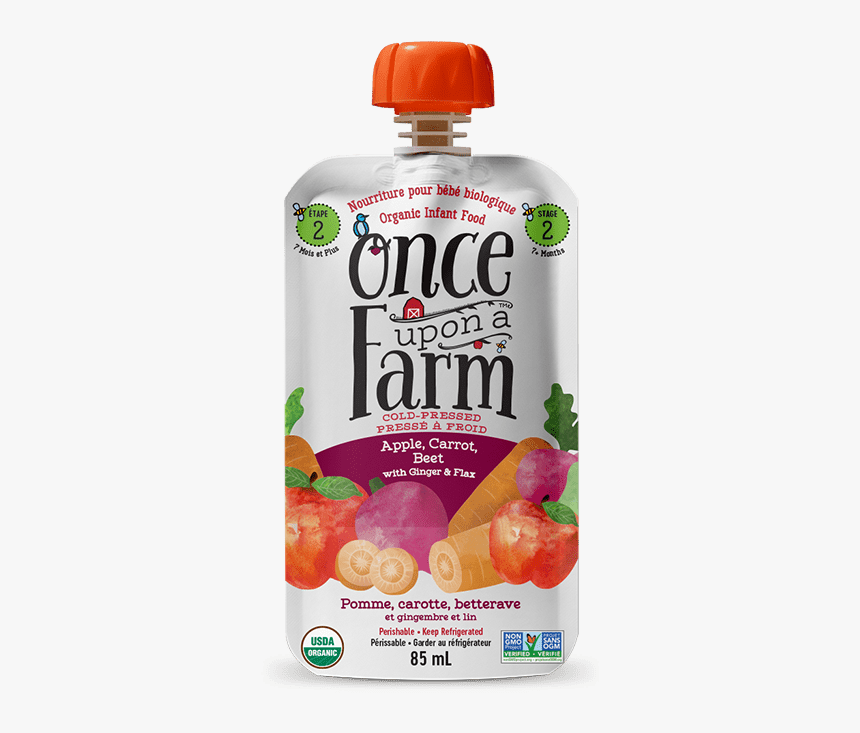 Apple, Carrot, Beet Pouch - Once Upon A Farm Pouches, HD Png Download, Free Download