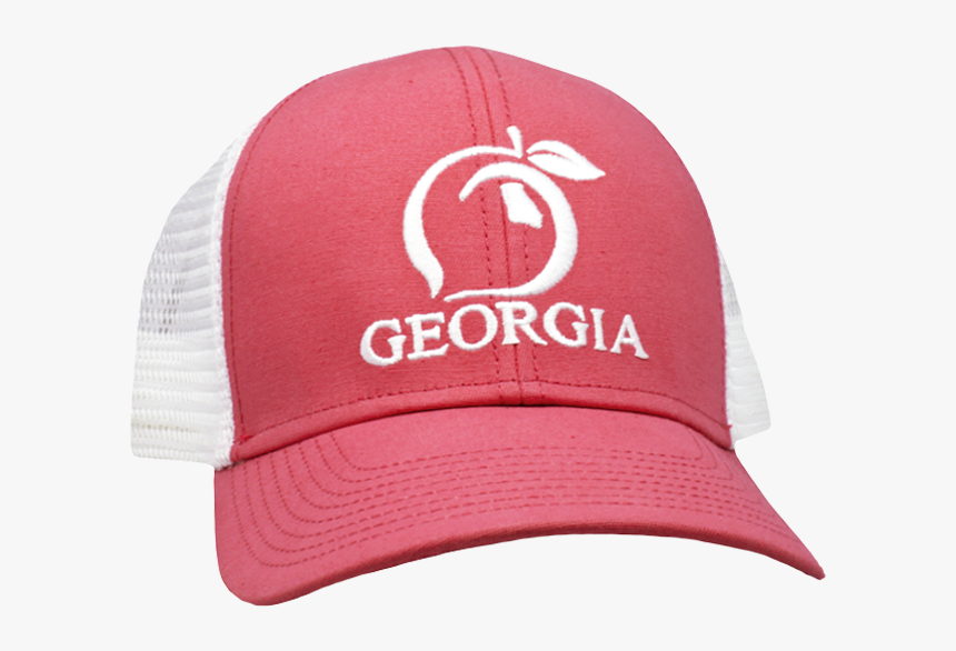 Youth Georgia Mesh Back Trucker Hat - Georgia Peach Hat, HD Png Download, Free Download